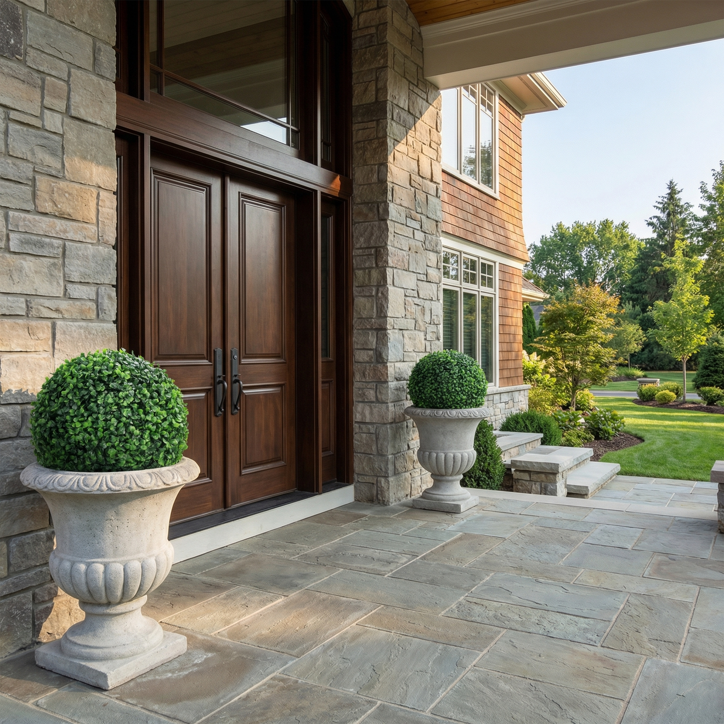 Artificial Boxwood Topiary Ball