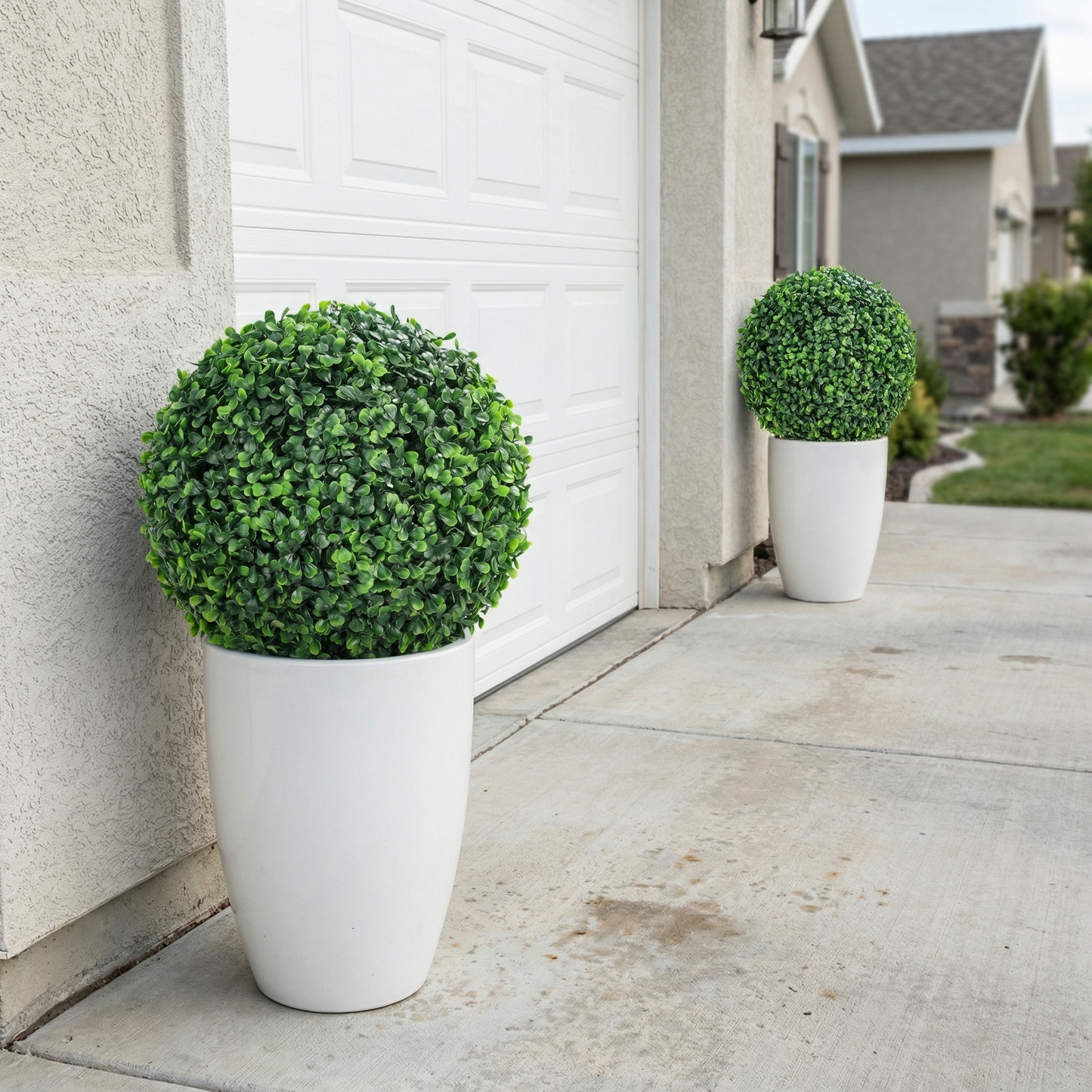 Artificial Boxwood Topiary Ball