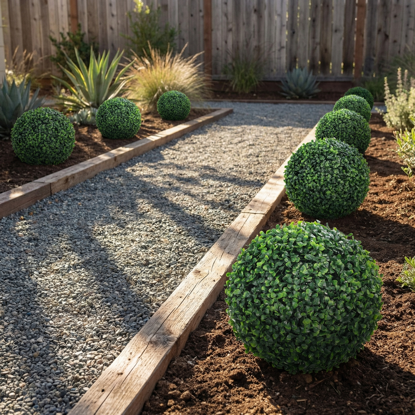 Artificial Boxwood Topiary Ball
