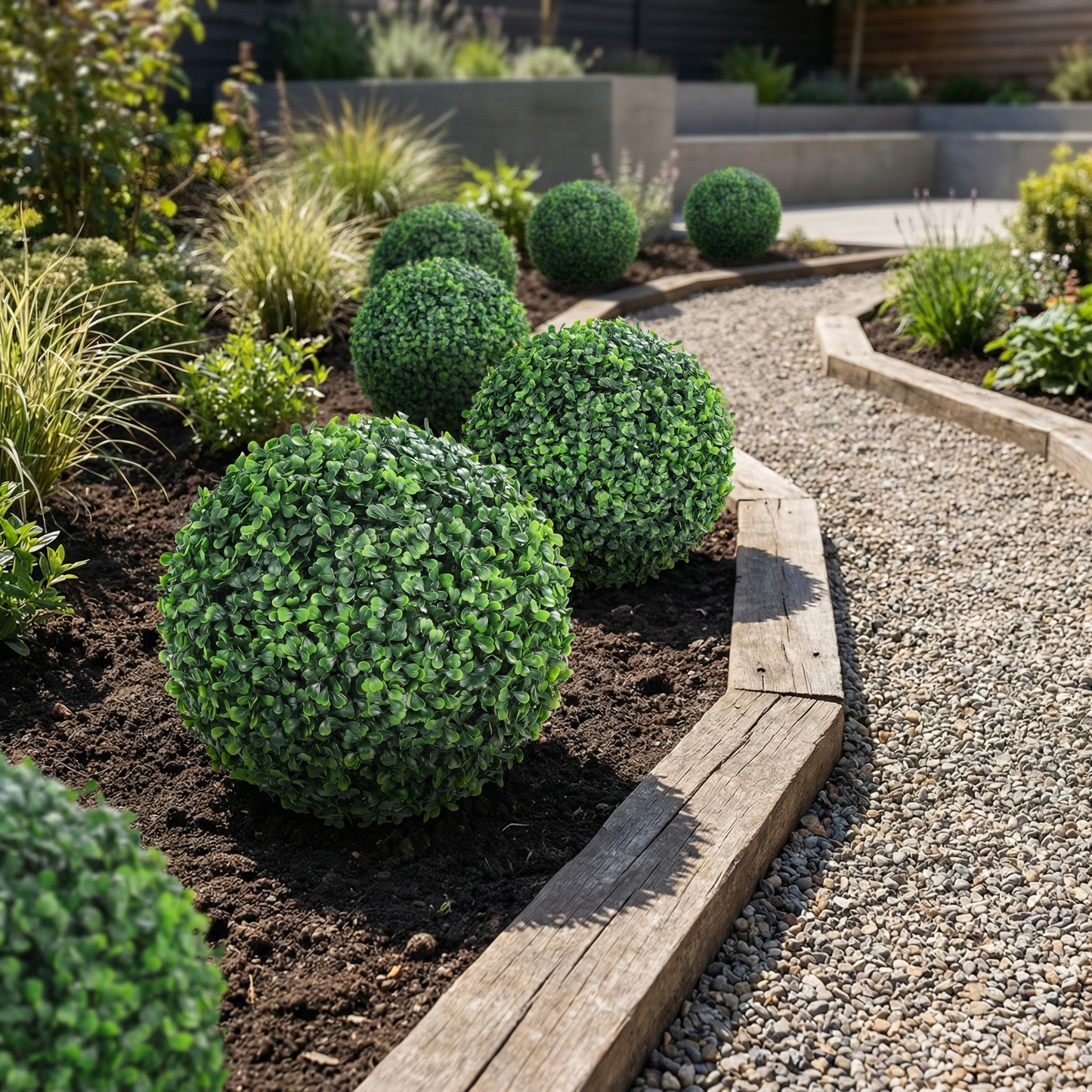 Artificial Boxwood Topiary Ball