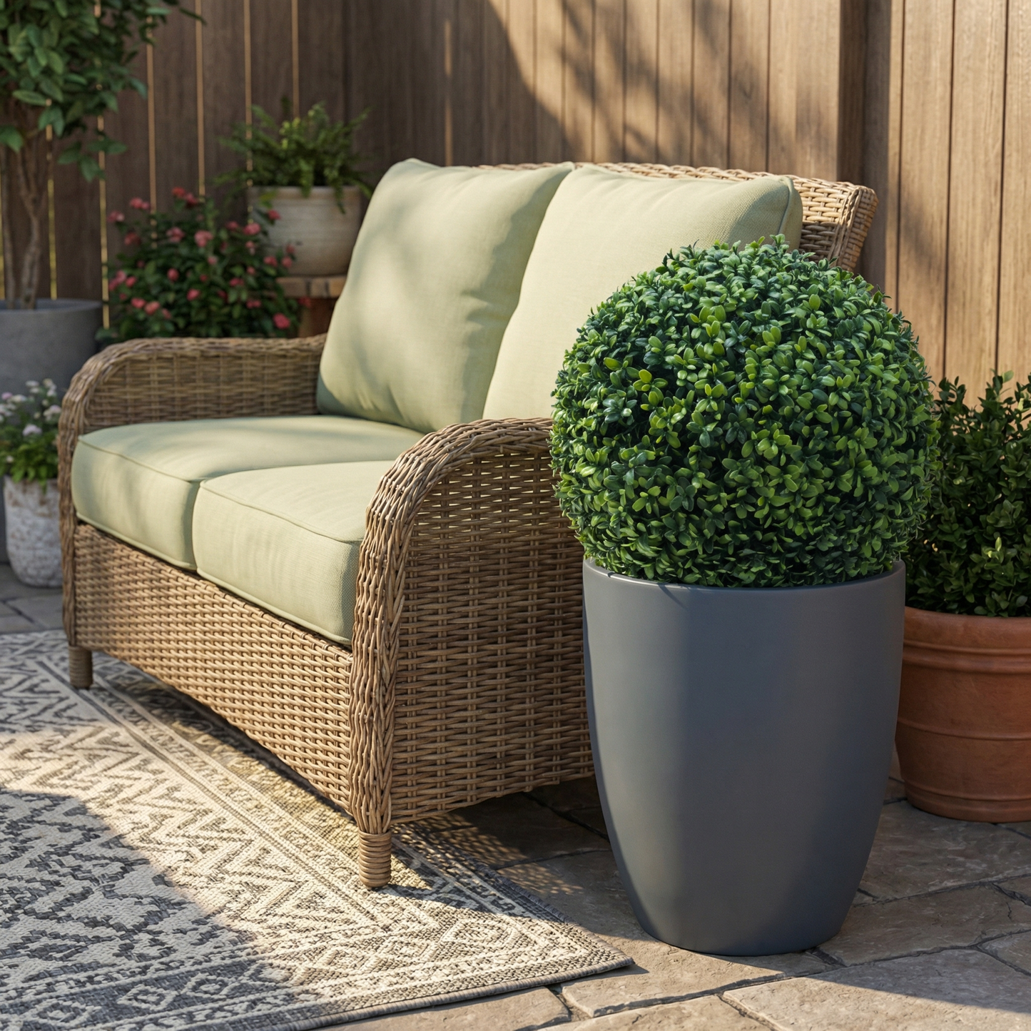 Artificial Classic Boxwood Ball